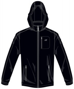 New Balance běžecká bunda MEJ2101BK