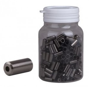 PRO-T koncovka bowdenu 5mm černá CNC (láhev 200ks), 15510