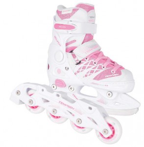 Tempish nastavitelné led - in line brusle CLIPS GIRL DUO, doprodej
