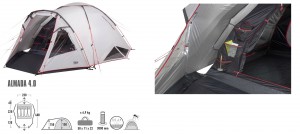 High Peak rodinný stan Almada 4, pro 4 osob, model 2020