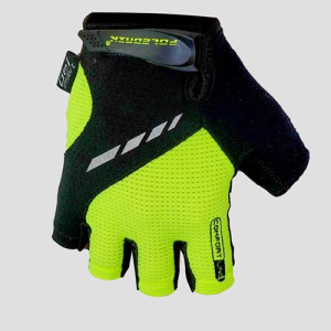 Polednik cyklistické rukavice MEMOGEL, fluo