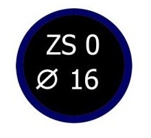 Ferdus záplata č.0, 100ks, 31800