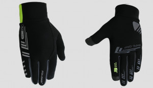 Polednik zimní běžecké rukavice HI VIZ, doprodej