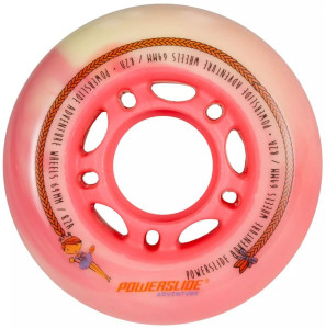 Powerslide fitness kolečka Adventure Kids Red, 64 mm, 4ks, 905317