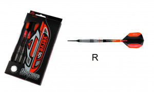 Harrows šipky VERVE 90%, softip, 18g, sada