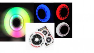 Tempish kolečka in line FLASHING 84x24 85A, pár