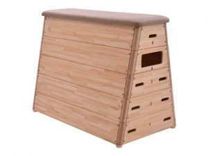 Sport Club švédská BEDNA, konická 5-dílná, bukové rohy, přírodní kůže, v. 105 cm