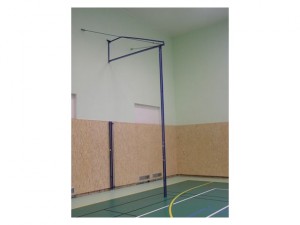 Sport Club výsuvné jednohrazdí, HRAZDA,  komaxit + hrazdová žerď