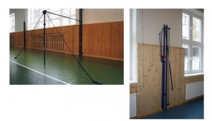 Sport Club polopřenosná HRAZDA, komaxit + hrazdová tyč, set