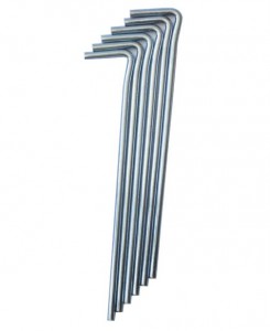 Yate STANOVÉ KOLÍKY - SKOBA, ocelové, set 6 ks