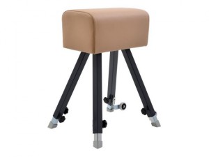 Sport Club gymnastická KOZA (4 nohy), nastavitelná výška 90 - 140 cm, umělá kůže