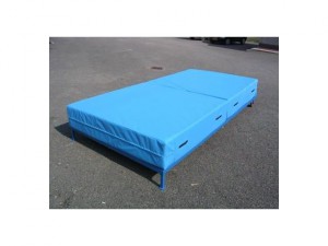 Sport Club pojízdná ocelová konstrukce (200 x 340 cm) pod doskočiště + dřevěný rošt