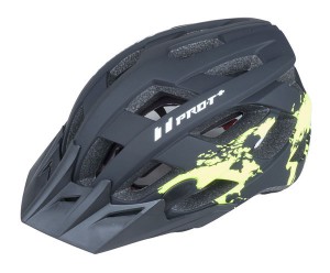 PRO-T helma - přilba Soria In mold, černo-žlutá fluor matná, 03015 