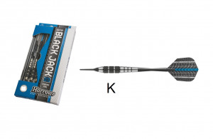 Harrows šipky BLACK JACK, soft, 18g, sada