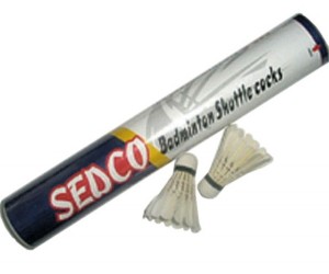 Sedco míček badminton - peří bílé training, 4118