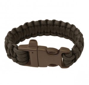 Highlander funkční náramek PARACORD s píšťalkou a trojzubcem