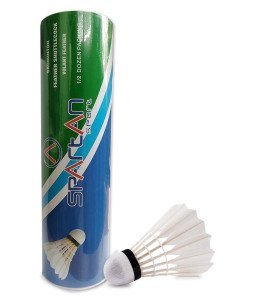 Spartan míček - košíček badminton peří NATUR-TRAINER, 2089