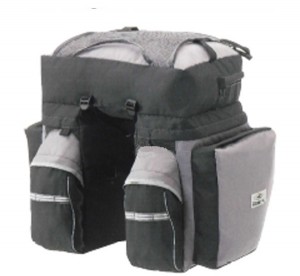 Konnix brašna třídílná na nosič 001, černá, 34416