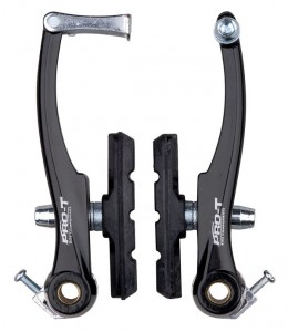 PRO-T brzdové čelisti V-brake dural EVO, černá, 14012