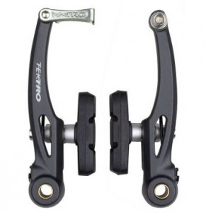 Tektro brzdové čelisti V-brake 855 dural titan, 14051