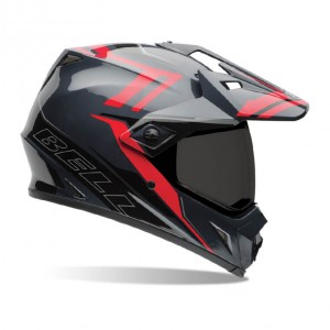 BELL motokrosová přilba MX-9 Adventure, červeno-černá, 04907, doprodej