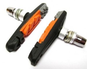 PRO-T brzdové špalíky V-brake třísměsová EVO 65V, 14308