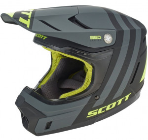 Scott přilba 350 EVO PLUS DASH ECE, black-fluo yellow, 2022