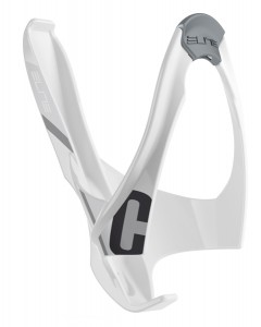 Elite košík Cannibal, bílá, černé logo,  27412