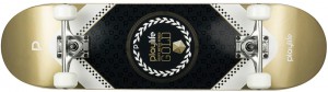 Powerslide skateboard Playlife Heavy Metal, Gold, 31x8", 880277