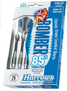 Harrows šipky BOMBER 85 %, steeltip, 21g, sada