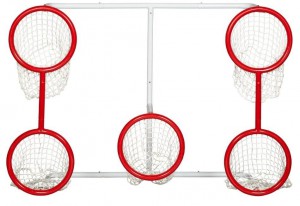 WinnWell hokejová branka Winnwell 72" Heavy Duty 5-Hole Skill Net