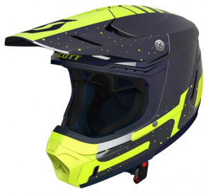 Scott přilba 350 EVO PLUS TEAM ECE, deep blue-yellow, 2022