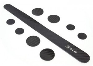 Velo sada chránicích nálepek Carbon, 19880