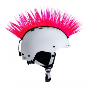CrazyEars design číro Wiggystyle MOHAWK, pink, č. 43