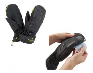 THERM-IC rukavice - palčáky WARMER READY GLOVES, lime, doprodej