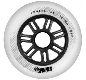 Powerslide in line kolečka Spinner White, 72mm, 1ks, 905328