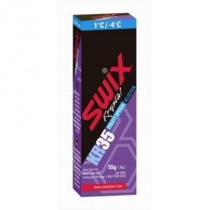 Swix stoupací vosk - klistr KX35, fialový, 55 g, 1°C/-4°C + DÁREK