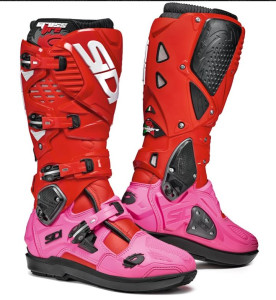 Sidi motokros boty CROSSFIRE 3 SRS Ltd, red-pink