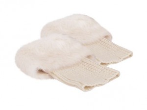 Tempish NÁVLEKY pletené krátké s kožíškem