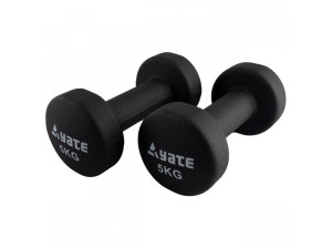 Yate jednoruční činky neopren 5 kg, pár