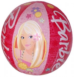 Mondo nafukovací plážový míč barbie, 16359