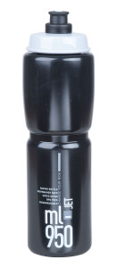 Elite láhev Jet 0,95 L, černá-šedé logo, 26297