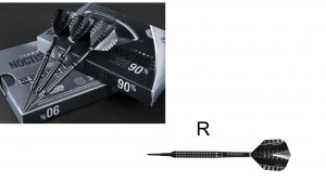 Harrows šipky Noctis 95%, softip, 20g, sada