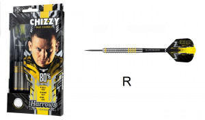 Harrows šipky Chizzy 80%, steeltip, 23g, sada