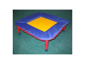 Sport Club gymnastická TRAMPOLÍNA 70x70 cm, nastavitelná na 1 straně, pružné lano