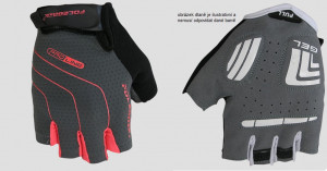 Polednik dámské cyklo rukavice LINES LADY SH, růžová