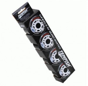 Tempish kolečka in line QUAD 65x35 85A, sada (4 ks)