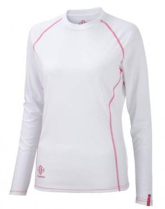 Tempish dívčí funkční prádlo CREW NECK Baselayer, bílá