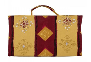 Yate plážové lehátko - vínový kosočtverec, 180x50x1 cm