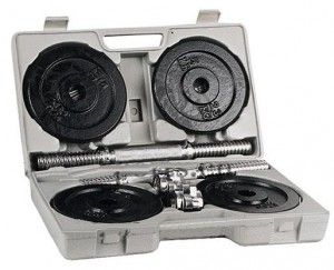 Sedco posilovací kufr - ČINKA NAKLÁDACÍ 2x10 kg, set, DBS1202